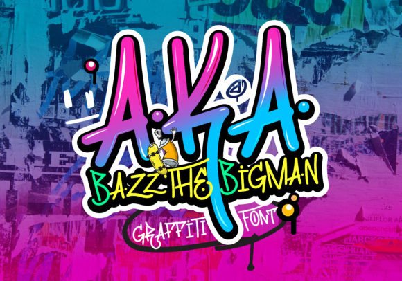 Aka Display Font: A Graffiti Typeface for Bold Branding
