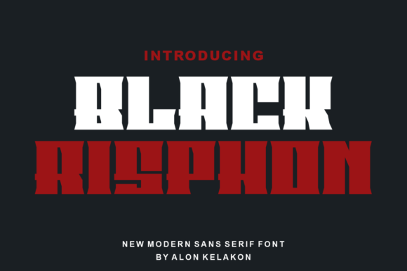 Black Risphon: A Display Font That Elevates Editorial Design