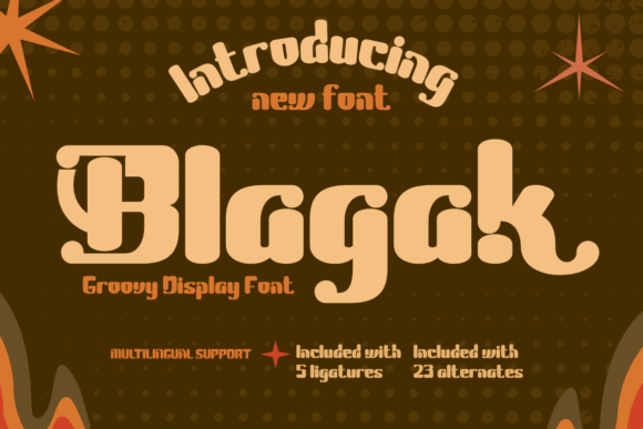 Blagak: An Elegant Display Font for Web Design Impact