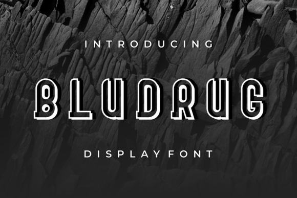 Bludrug: A Display Font That Commands Campaign Attention