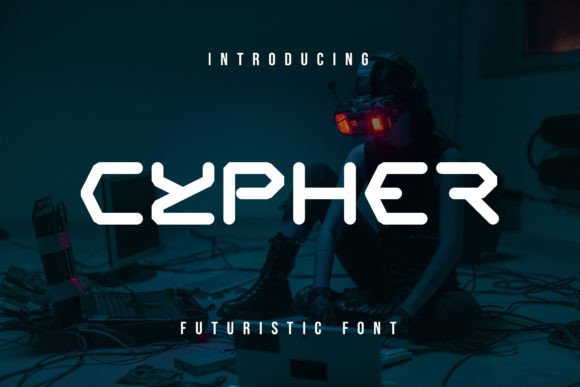 Cypher: A Futuristic Display Font for Campaigns