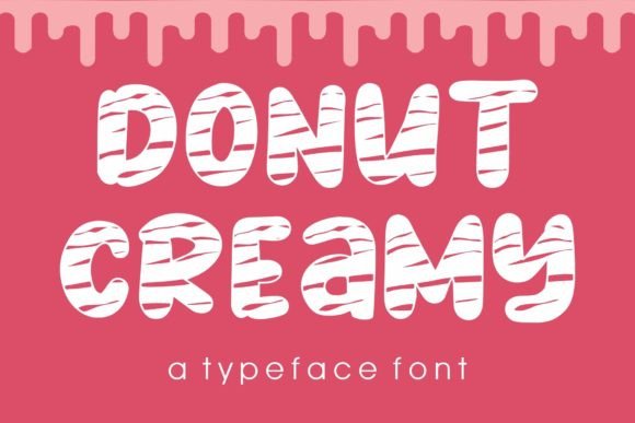 Donut Creamy: A Playful Display Font for Web Designers