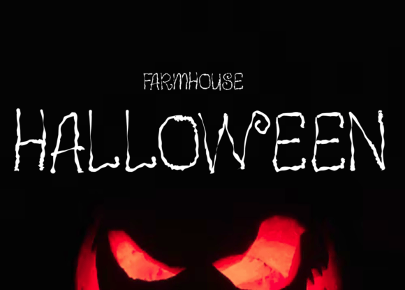 Farmhouse Halloween Font in Real Branding Projects
