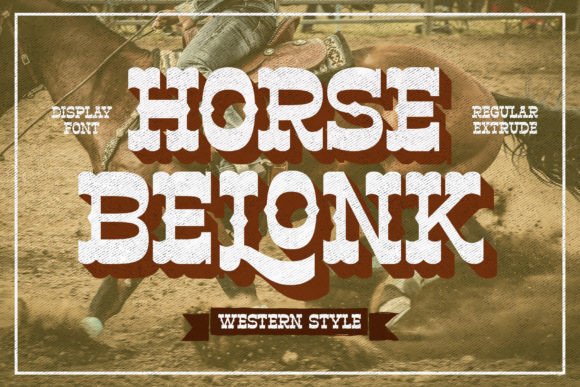 Horse Belonk: A Bold Display Font for Web Designers