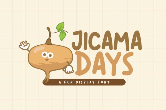 Jicama Days: A Playful Display Typeface for Web Design