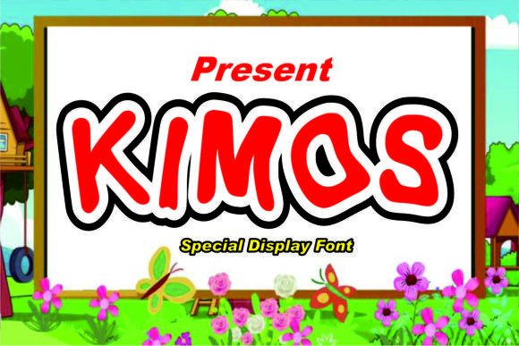 Kimos: A Playful Display Font for Engaging Web Layouts
