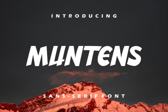 Muntens: The Display Font That Transforms Business Visuals