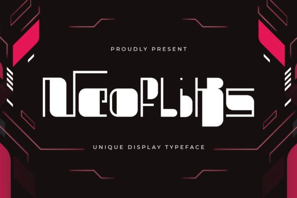 Neofliks Display Font for Bold Handmade Product Labels