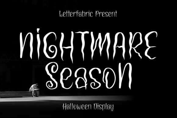 Nightmare Season Display Font for Halloween Campaigns