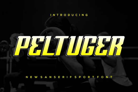 Peltuger: A Cool Display Font for Handmade Creations