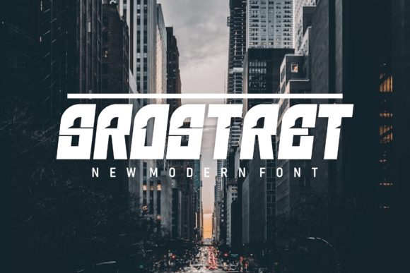 Strostret: A Bold Display Font for Handmade Sellers & Crafters