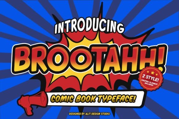 The Brootahh: A Playful Display Font for Bold Web Design