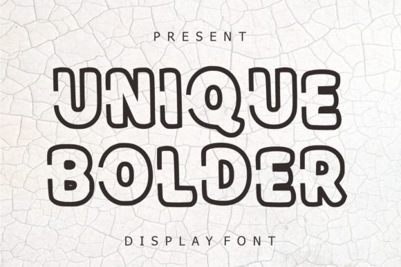 Unique Bolder: A Display Typeface That Feels Like a Warm Handshake