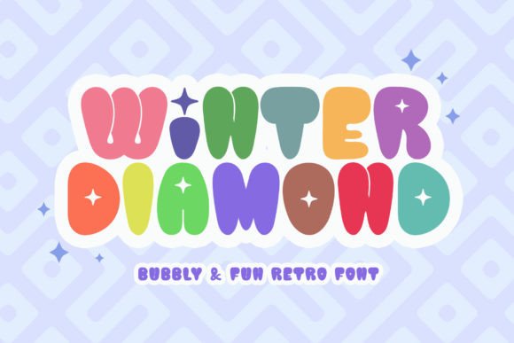 Winter Diamond: A Playful Retro Font for Publishers