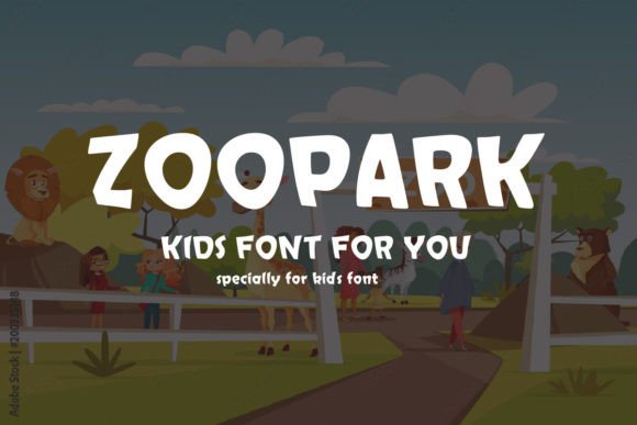 Zoopark Display Font for Handmade Crafts and Product Design